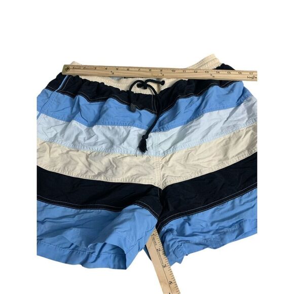 Nice Faconnable Swim Shorts Mens Navy striped Trunk Suit Beach Wear  Caribbean M - Picture 10 of 10